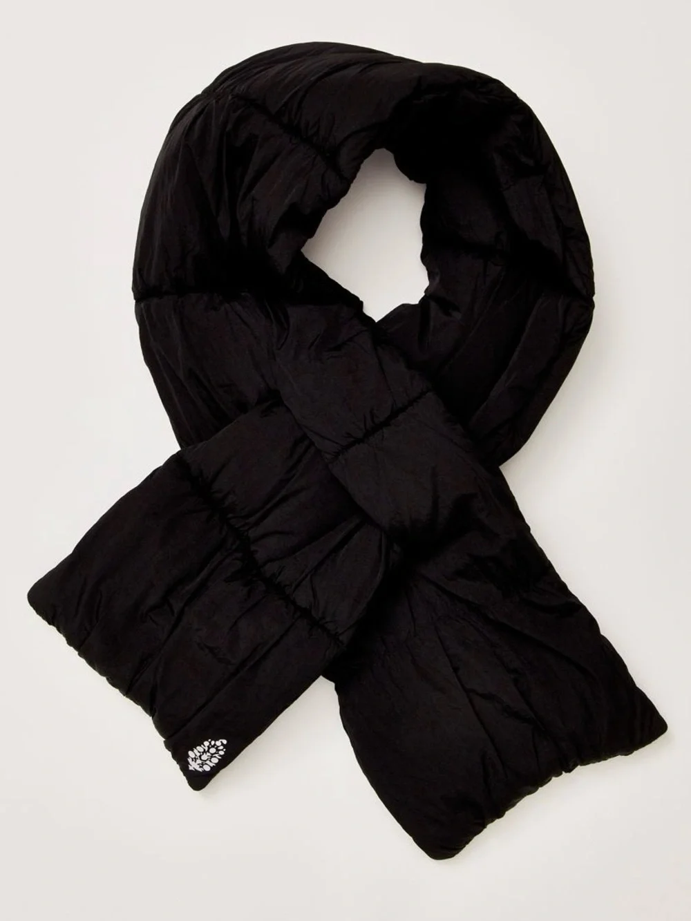 FP Movemnt - Black Quilted Puffer Scarf